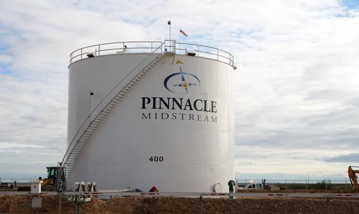 Pinnacle Midstream storage tank